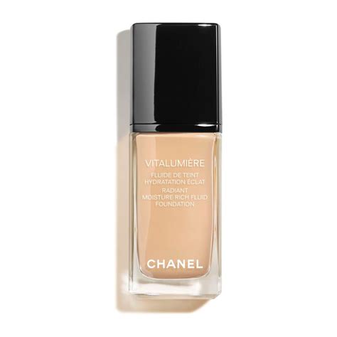 fond de teint chanel vitalumière|chanel radiant foundation ingredients.